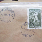 Itä-Karjala leijona FDC-kuori Äänislinna 1943 - pikkukuva 2