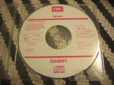 Sammy Babitzin - Kuin tuhka tuuleen (promo cds)