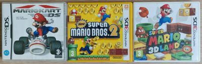 Mariokart DS Super Mario Bros. 2 3DS Super Mario 3DLand 3DS