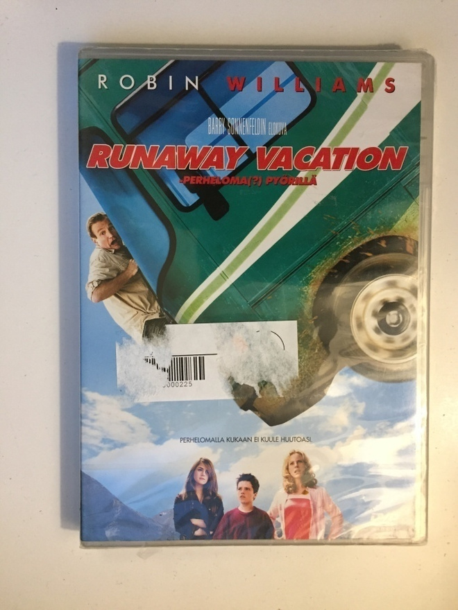Runaway Vacation (DVD) Robin Williams ja Cheryl Hines (UUSI)