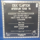 ERIC CLAPTON - AMERICAN TOUR 78 M-/M- LUXENBURG -90 LP - pikkukuva 2