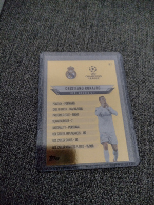 Cristiano Ronaldo gold edge