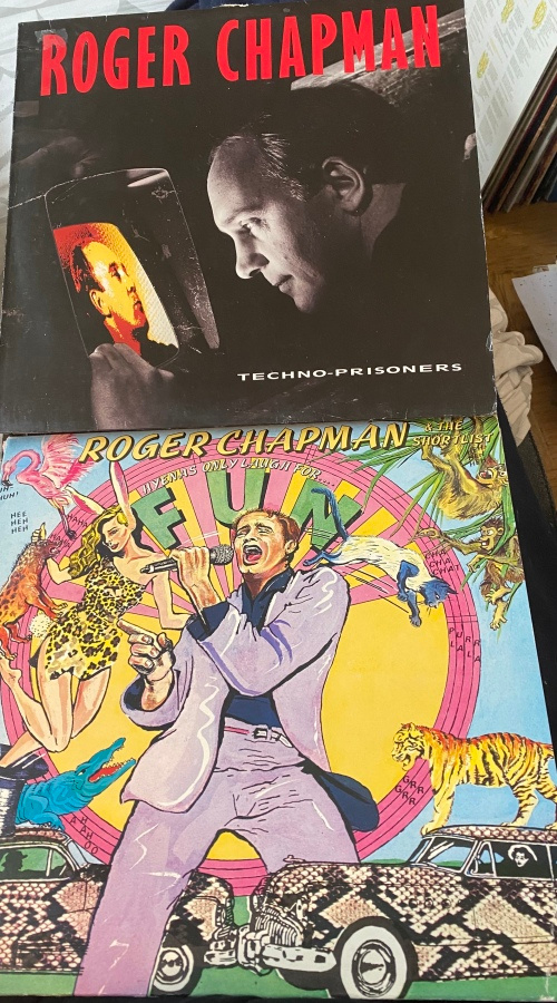 Roger Chapman x 2: Hyenas Only Laugh… & Techno-Prisoners