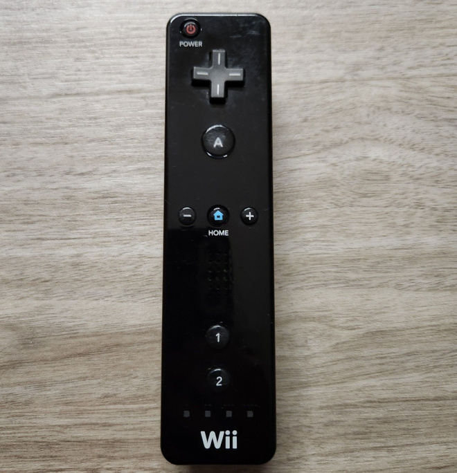 Nintendo Wii Ohjain Musta Alkuperäinen