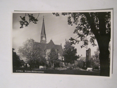 VANHA Postikortti Kotka 1950-l Alkup.Mallikappale