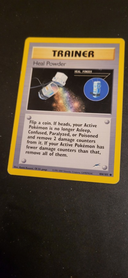 Trainer Heal Powder #104 Pokemon Neo Destiny card