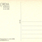 NORDIA 1993, Hyvinkään Postimerkkikerho ry, käyttämätön - pikkukuva 2