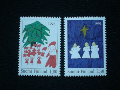 Postituoreet merkit Joulu 1993 - LaPe 1228-1229 **