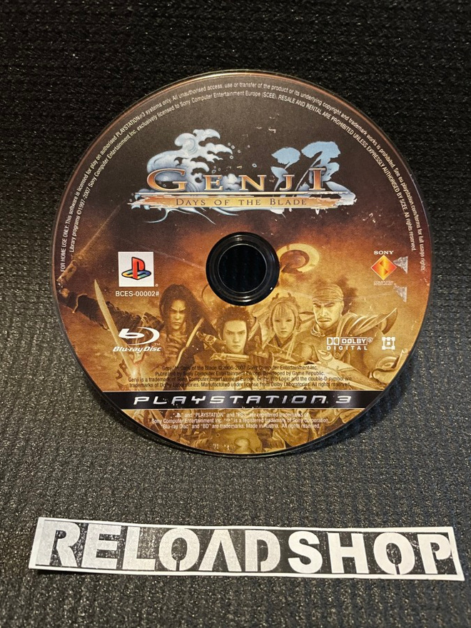 Genji Days of the Blade - DISC PS3