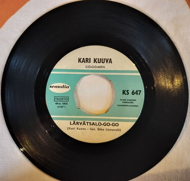 KARI KUUVA 7”:Lärvätsalo-go-go/Kaksi sanaa, KS 647 SCANDIA