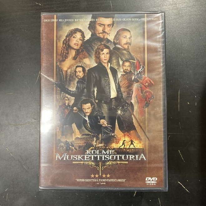 Kolme muskettisoturia (2011) DVD (UUSI)