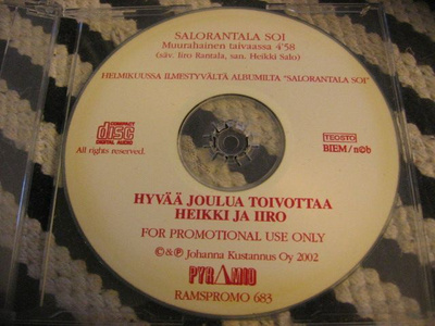 SaloRantala Soi! - Muurahainen taivaassa (promo cds)