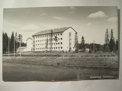 VANHA Postikortti Kouvola 1950-l Alkup.Mallikappale