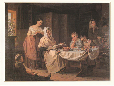 Postikortti, PYHÄILTA ISOÄIDIN LUONA 1861