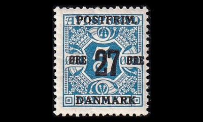 Tanska 85Y * 27/5 öre (1918)