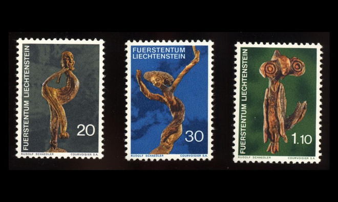 Liechtenstein 567-9 ** Juurikaiverruksia (1972)