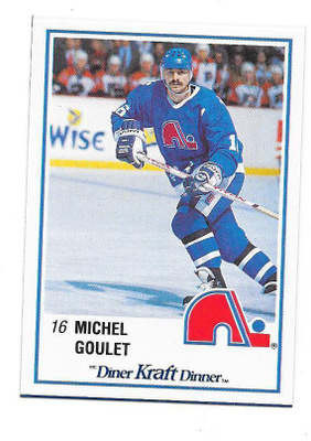 1989-90 Kraft #30 Michel Goulet Quebec Nordiques