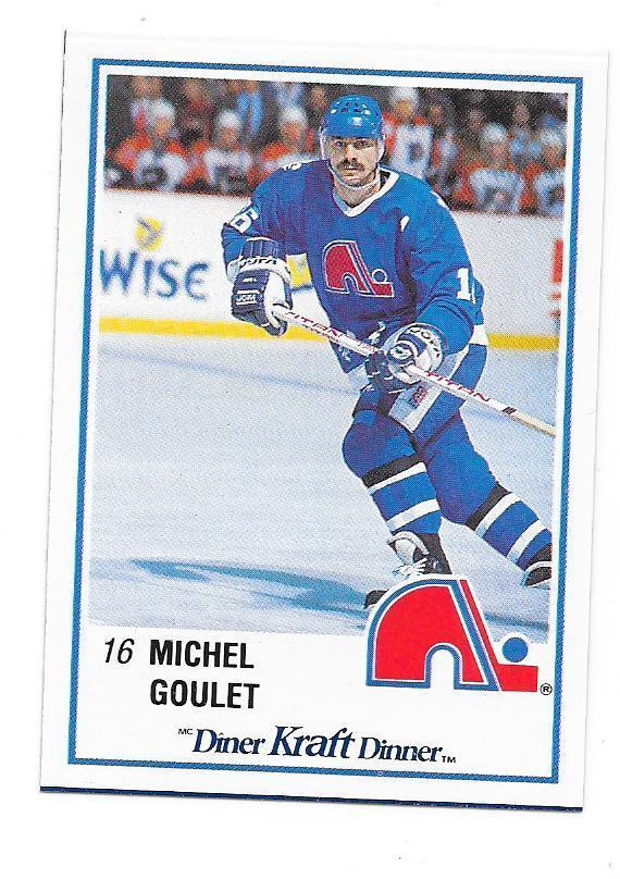1989-90 Kraft #30 Michel Goulet Quebec Nordiques