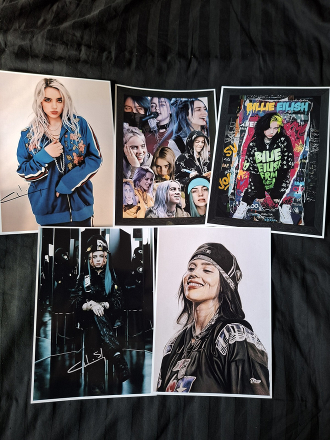 BILLIE EILISH --- julistesetti 5kpl --- 21cm x 30cm #10