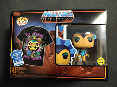 Masters of the universe evil-Lyn funko 86 ja t-paita XL