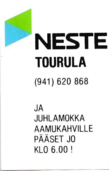 Tourula . NESTE,  s107