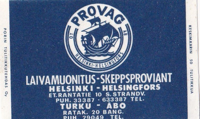 Helsinki, PROVAG Laivamuonitus b502