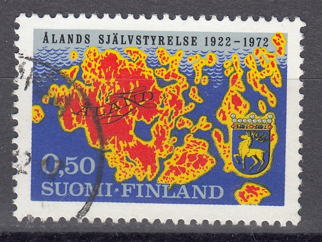 1972 Lape 704 Ahvenanmaan itsehallinto 50 v.