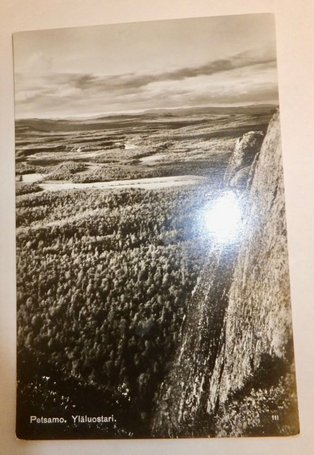 VANHA Postikortti Petsamo Yläluostari 1930-l