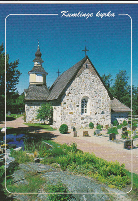 KIRKKOKORTTI - ÅLAND - KUMLINGEN KIRKKO - 9