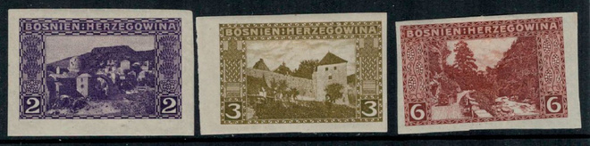 Bosnia-Herzegovina Mi 46, 47 ja 49 +