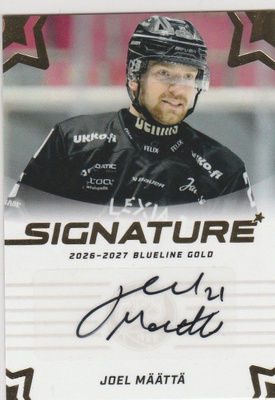 2026/27 Blueline Gold Signature Joel Määttä , TPS /40