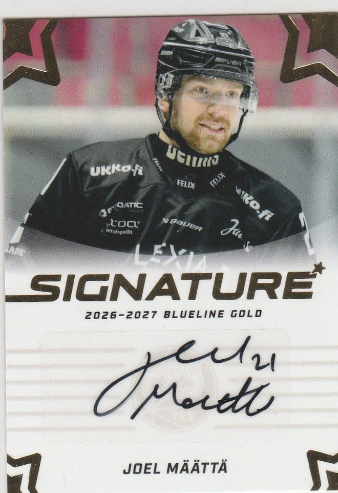 2026/27 Blueline Gold Signature Joel Määttä , TPS /40