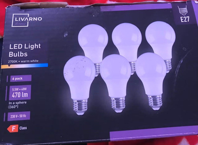 Livarno LED-polttimot E27-kannalla