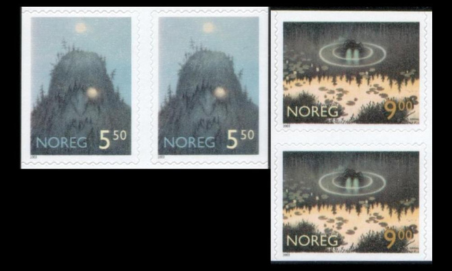 Norja 1463-4p ** Satukuvitusta (2003)