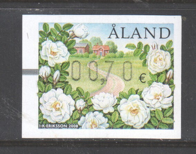 Åland 2004 0,70€ Ruusu framalipuke postituoreena.