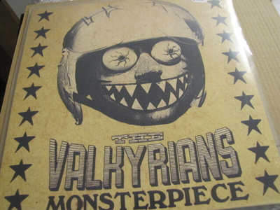 The Valkyrians Monsterpiece lp muoveissa musta vin