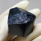 Xinjiang musta turmaliini 1573.20ct schörl viistehiontalaatu - pikkukuva 4