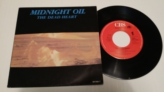 Midnight Oil The Dead Heart 7" sinkku