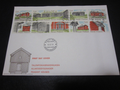 FDC 1979 V5 Talonpoikaisrakennuksia