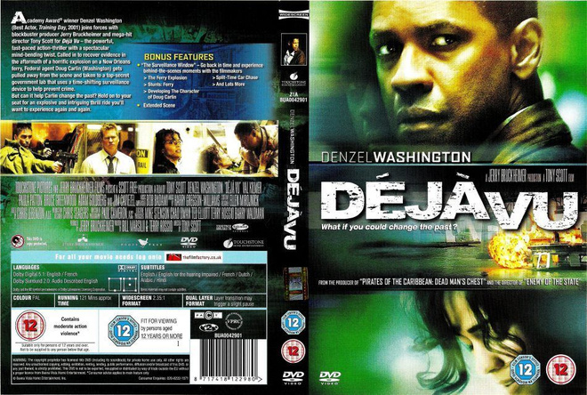 DVD DEJA VU Denzel Washington
