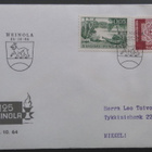 Erik.leima - HEINOLA 125 vuotta, 25.10.1964, kulkenut - pikkukuva 1