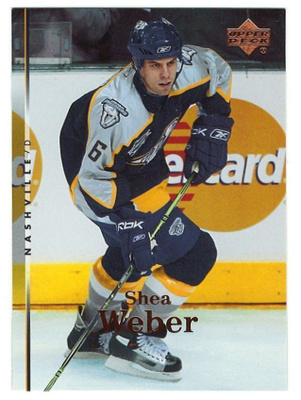 07-08 Upper Deck #10 Shea Weber