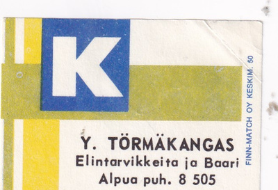 Alpua, Y. Törmäkangas  , 3/13