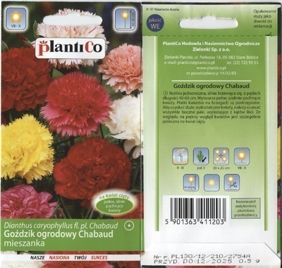Tarhaneilikka "Chabaud" sekoitus HUOM PÄiVÄYS! Ale -30%#