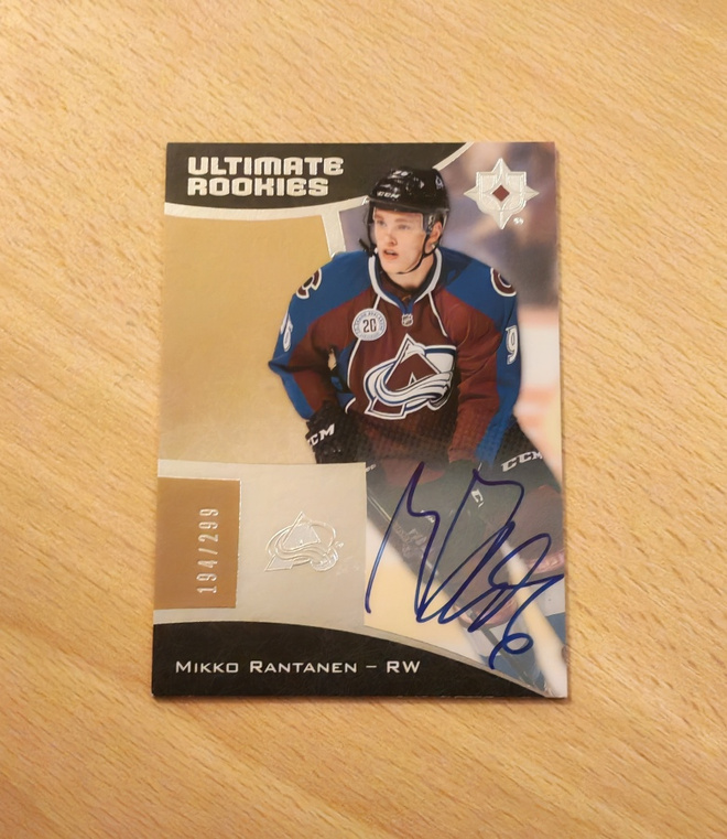 2015-16 Ultimate Mikko Rantanen Rookie Auto /299