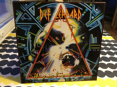Def Leppard Hysteria Lp EU press inner some sw 1987