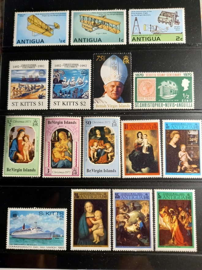 KARIBIAN SAARIA suuri levyllinen merkkejä - sarjoja **