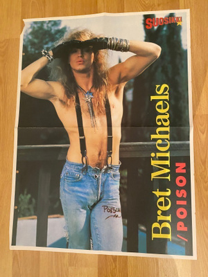 Poison Bret Michaels juliste