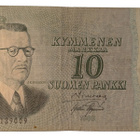 10 Markkaa 1963 ilman Litt A6189009 - pikkukuva 1
