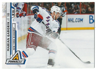 10-11 Panini Pinnacle #72 Marian Gaborik